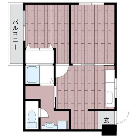 平野駅 徒歩10分 4階の物件間取画像